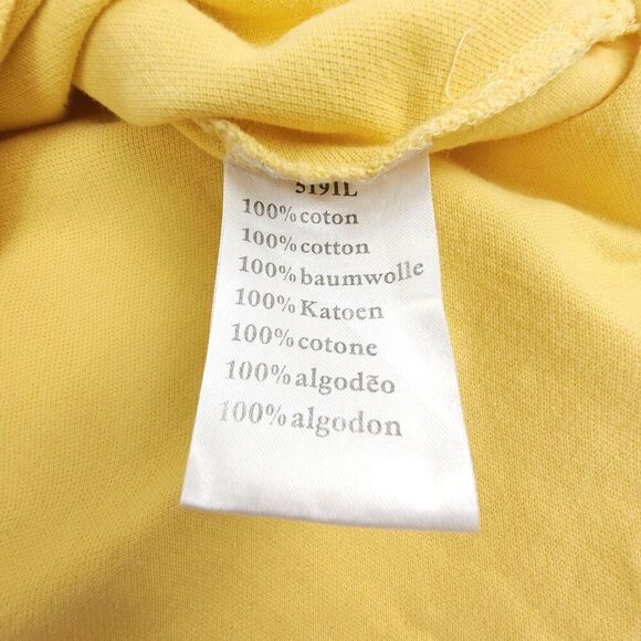 LACOSTE Short Sleeve Pique Cotton Polo Shirt Classic Old Money Preppy Yellow 2X - Picture 10 of 10